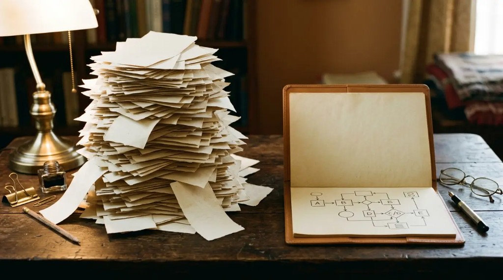 The wall of content production cost fallen, and the flood versus the system.