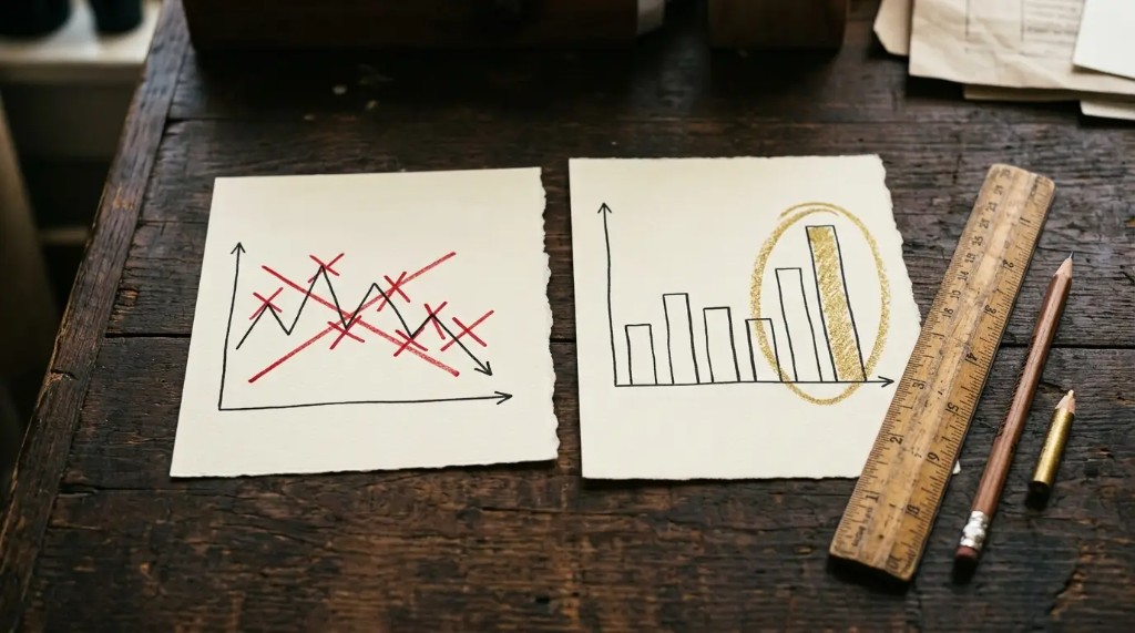Metrics that match the job versus vanity numbers.