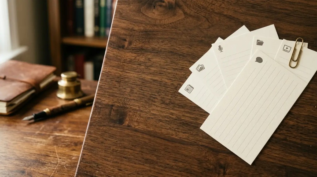 Copy-ready content prompt cards.