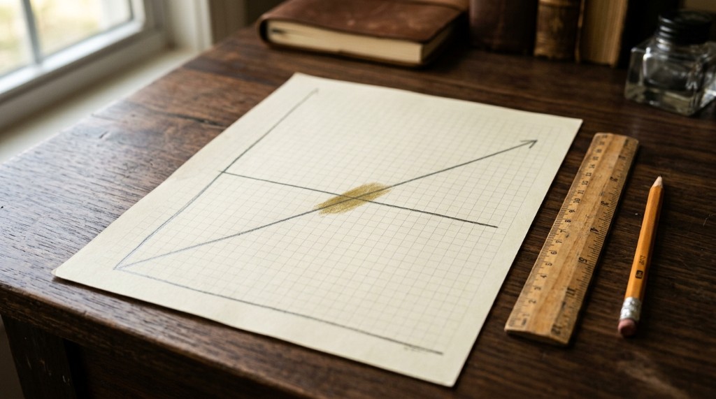 A per-task cost line crossing a flat self-hosted line.