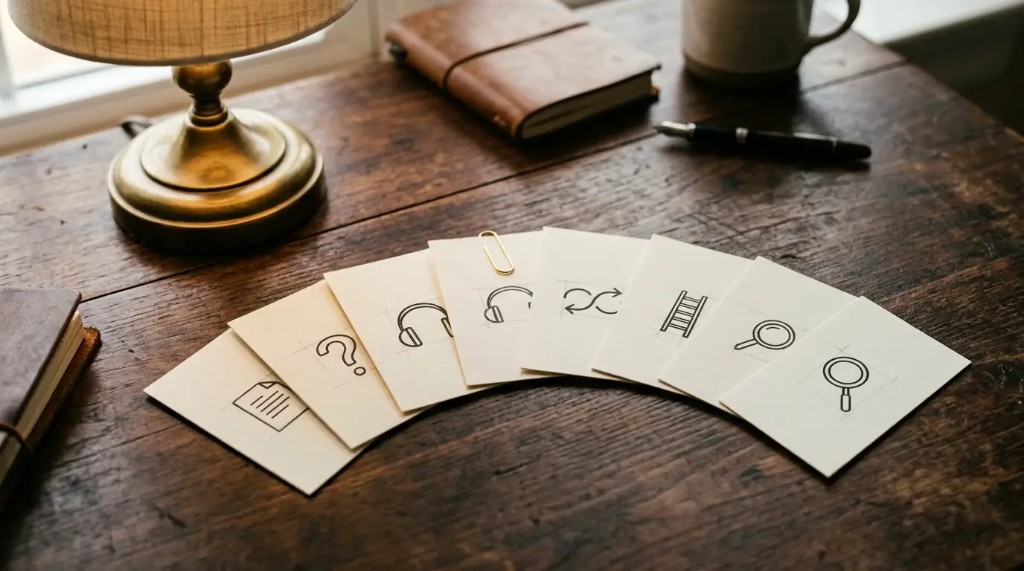 Copy-ready training prompt cards.